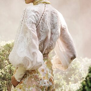 NWT Zimmermann Super Eight Embroidered Shirt US6